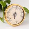Barometer,Aluminum Alloy Wall Hanging baromete,3 Pcs/Set 72mm Barometer Hygrometer Thermometer,Weather Station Meter