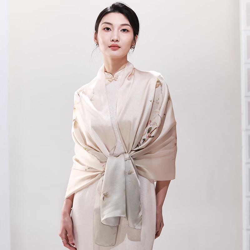 Da Vinci Code Women's Mulberry Silk Scarf & Shawl