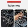 Eight-piece Multifunctional Cable Tie Upgrade: Car Console, Earphone, Charging Cable Organizer & Ribbon Clip