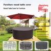 Outdoor Round Table and Chair Cover, Sun, Rain, Dust, Sand, and Wind Protection, Ready Stock