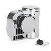 Universal 150DB Horns Loud Powerful Dual-Tone Compact Electric Air Horn for Motorcycles Cars Boats Atv Chrome 12V