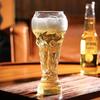 450ml Football Beer Glass Mug Hercules Beer Mug Sports Style Glasses Wine Cup Soccer Party Bar Supplies for Men