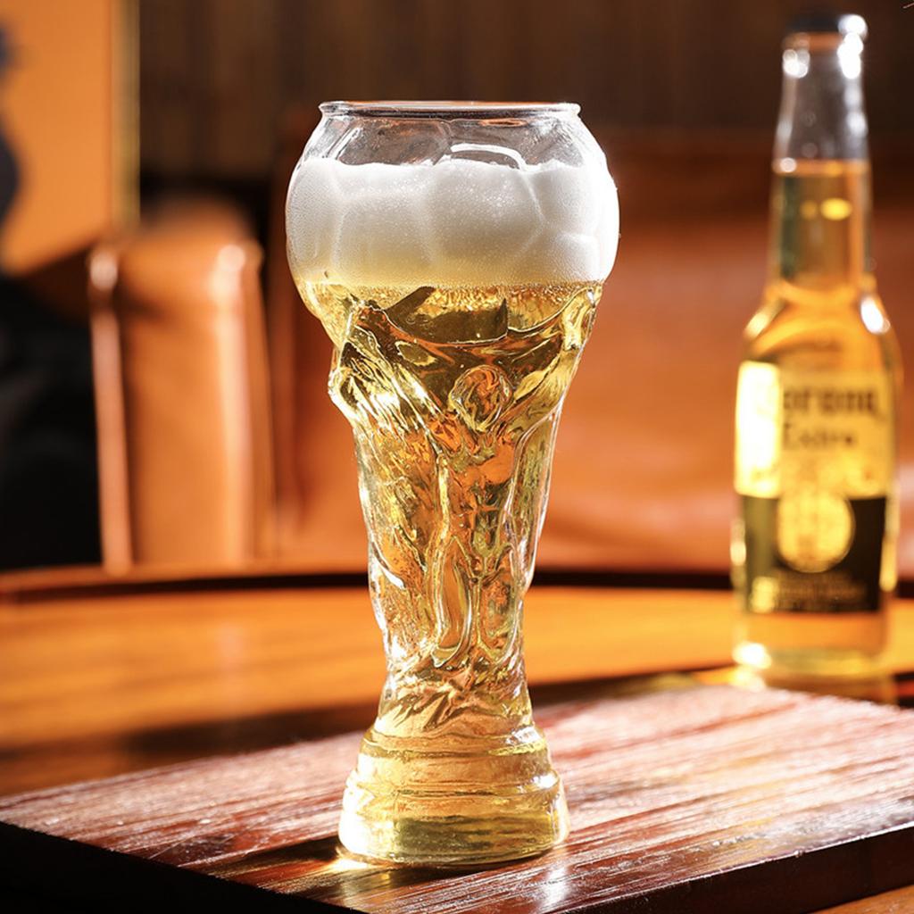 450ml Football Beer Glass Mug Hercules Beer Mug Sports Style Glasses Wine Cup Soccer Party Bar Supplies for Men