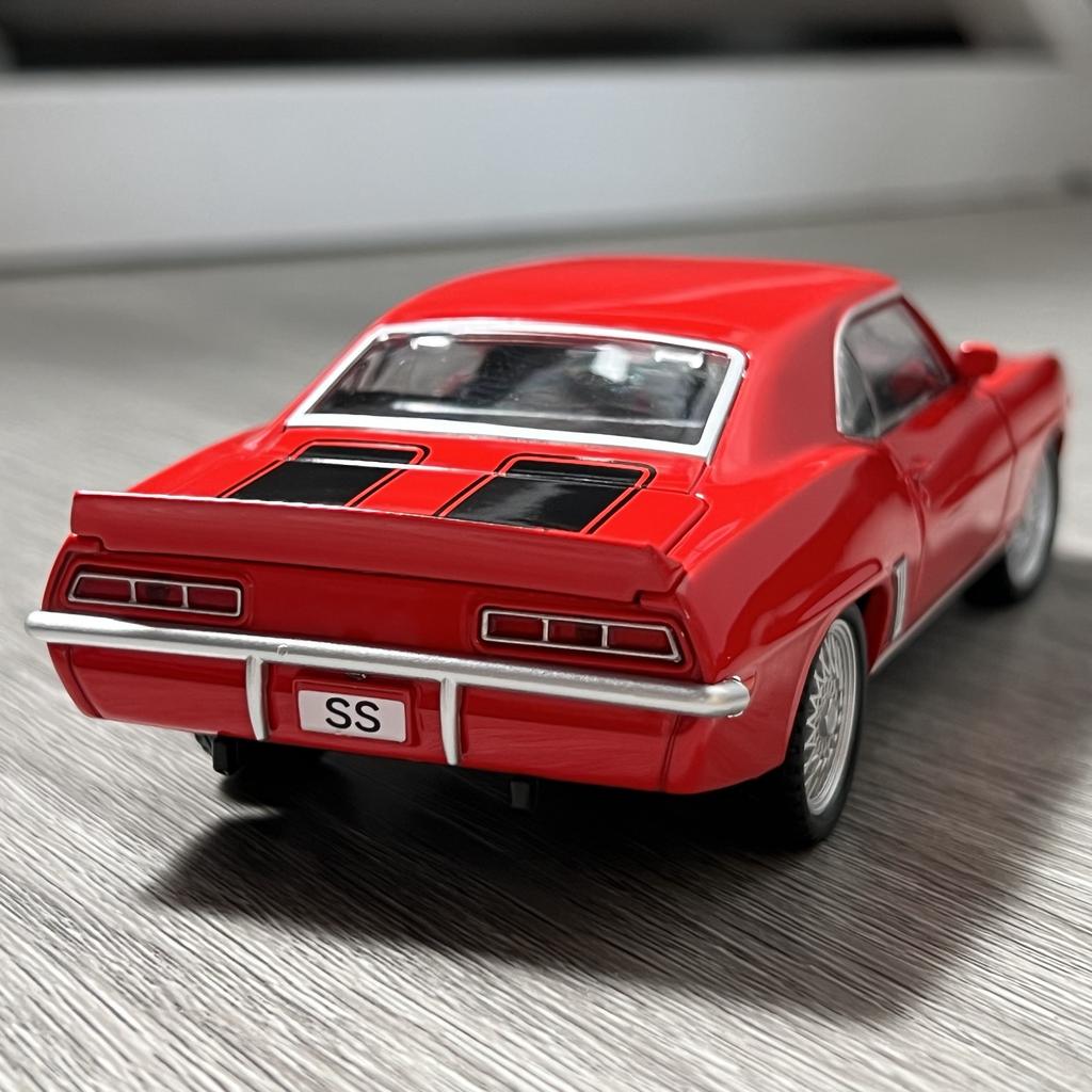 1:32 Chevrolet Camaro SS 350 1969 Super Classic Sports Car Alloy Diecast Model Car Children's Toy Cars Collectibles Hobby Gifts