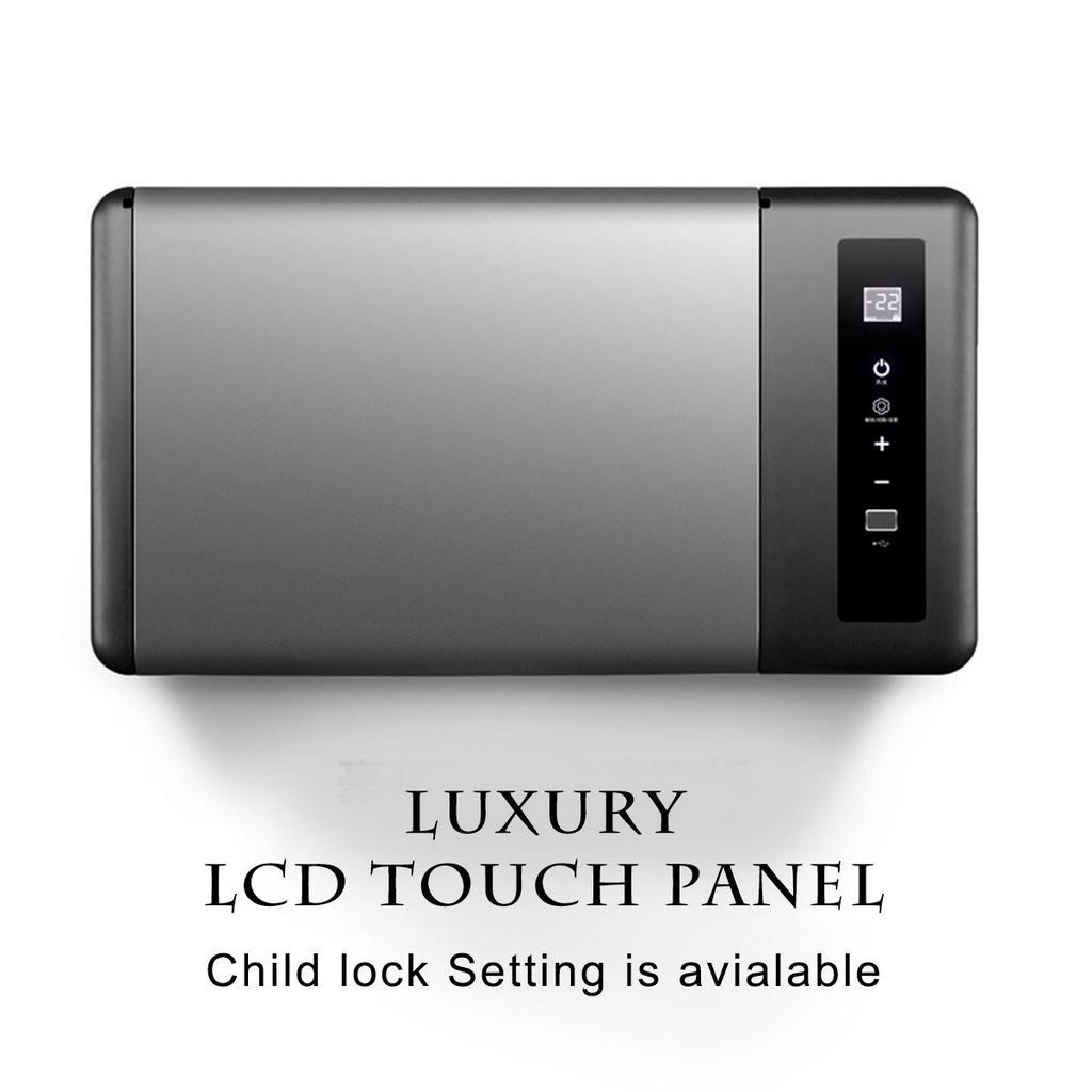 Mini Fridge Car Fridge Camping Freezer 60W 12V/24V 25L Car Refrigerator Compressor Cooler for Home Travel Fishing Fridge for SUV