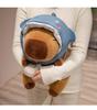 Capybara Plush Toy: Cartoon Backpack & Removable Doll