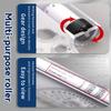 30cm Transparent Parallel Roller Ruler Multifunction Drawing Tool Scale Angle Line Balance Architectural Measuring Rolling Ruler