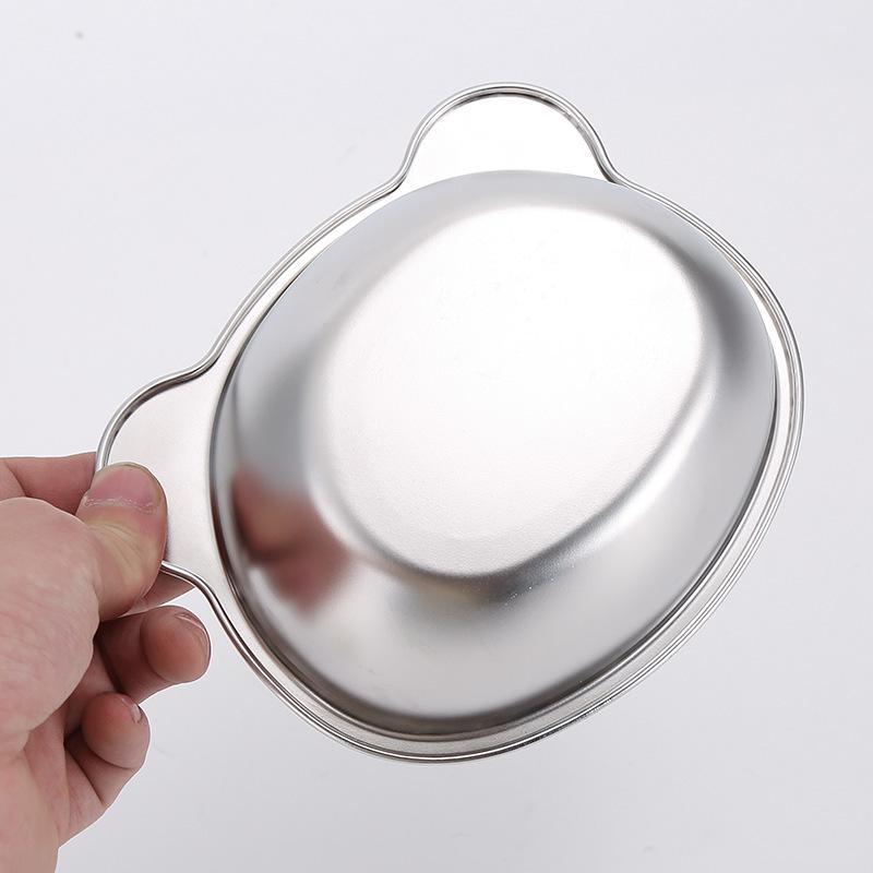 Pet Supplies 304 Stainless Steel Cat & Dog Water and Food Bowl with Neck Protection Design