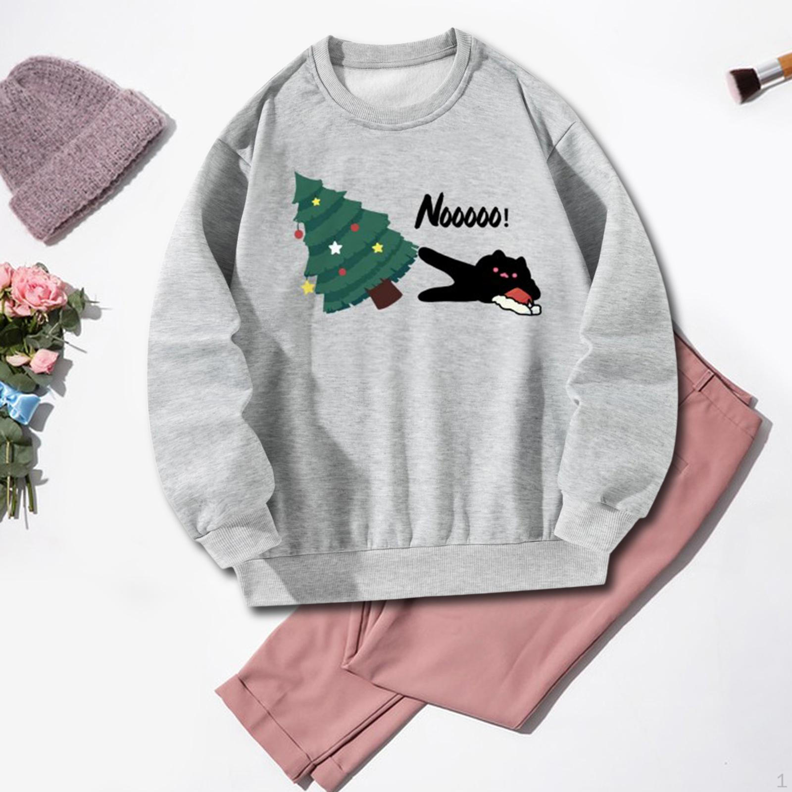 

Женская толстовка с круглым вырезом, пуловер для зимней рыбалки