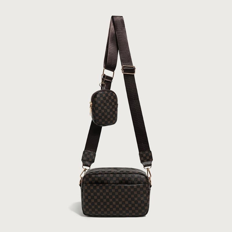 

Bag women s summer new casual shoulder messenger bag fashionable simple personalized fashion printed new bag темно-коричневого