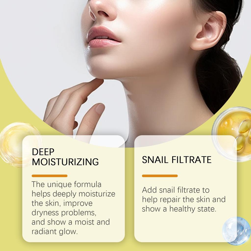 Collagen Moisturizing Cream Deeply Nourishes And Tightens The Skin, Improves Dryness And Roughness, Enhances Elasticity And Revives The Skin.