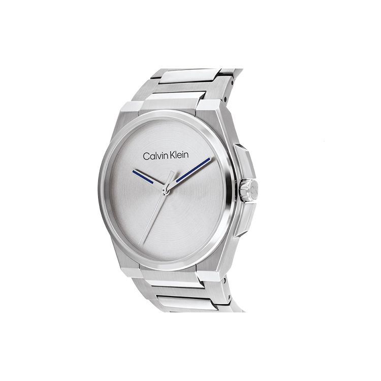Calvin Klein Quartz Watch Steel Bracelet Silver Dial Men watches 25200456