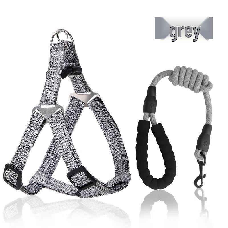 

JINGRUIXIANG Adjustable Anti-Burst Pet Harness and Leash Set