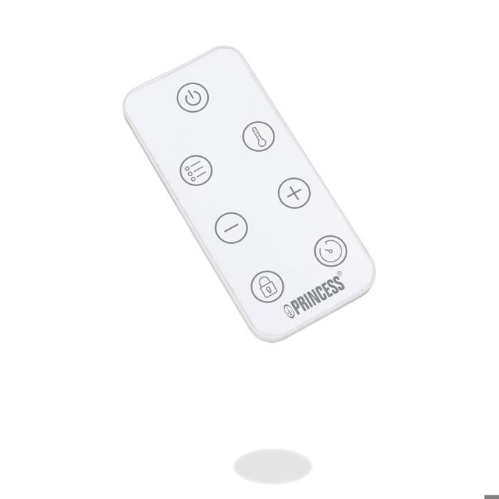 Radiateur - PRINCESS - 348421 - 2000 W - Connecté - Verre - Blanc