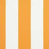 Yellow and White Retractable Awning Frame 350 x 200 cm