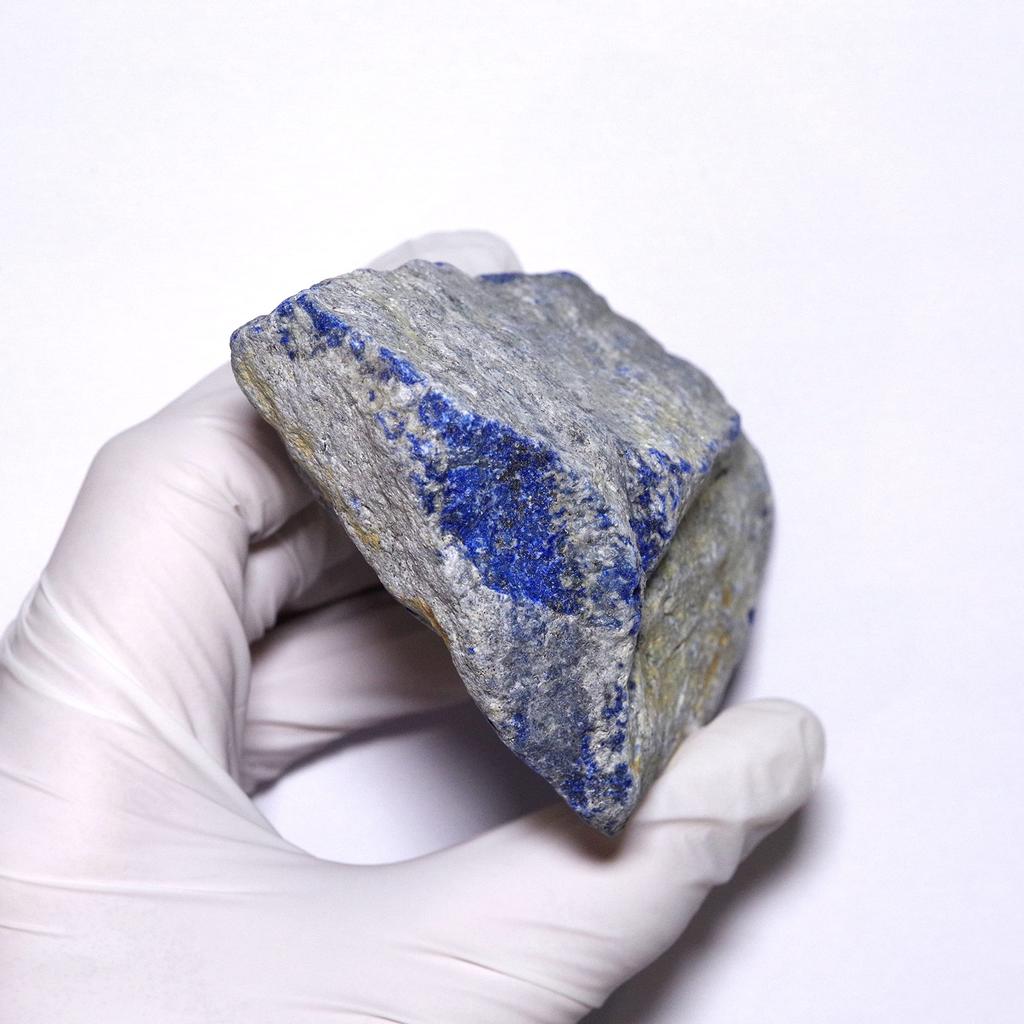 stone Natural mineral lapis lazuli Specimen Badakhshan [N2 Natural] / (22 "One-of-a-kind" [approx. 362g, 106x65x44mm], Origin Province,
