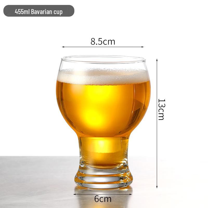 Shangqi Bavarian Craft Beer Pint Glasses (455ml, Set of 3)