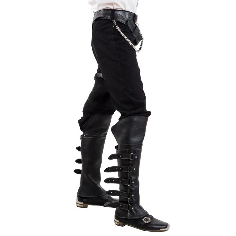Coprigambe Steampunk Punk Medievali Copristivali da Pirata Costumi Rinascimentali