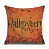 Halloween Linen Pillow Cover Printed Pillow Supply Cushion Cover
