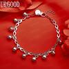 925 Sterling Silver Bell Bracelet Fashion Jewelry