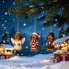Addobbi da appendere all'albero di Natale 2026 Calendario dell'Avvento Bassotto, 24 Giorni Sorprese da Collezione Cane con Regali Festivi 2D Figure Cucciolo per