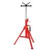 V Head Pipe Stand Adjustable Height 28-52 Inch 4500lbs/2 Tons Pipe Jack Stands Folding Portable High Folding Pipe Stand with V Head Fold A Trailer