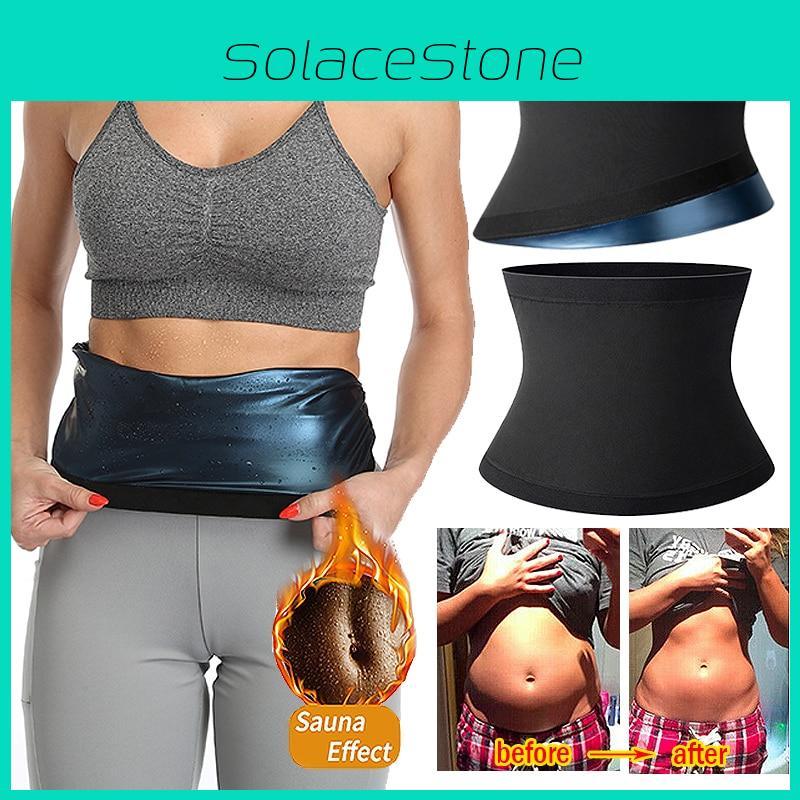 Cinta Modeladora Sauna Feminina para Suor com Design Científico para Modelar e Afinar