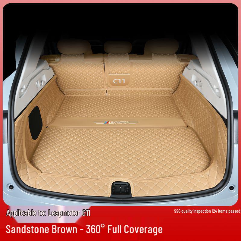 Compatible Leapmotor C11 Trunk Mat - Surround Design, Wear-Resistant, Fits 26 Models
