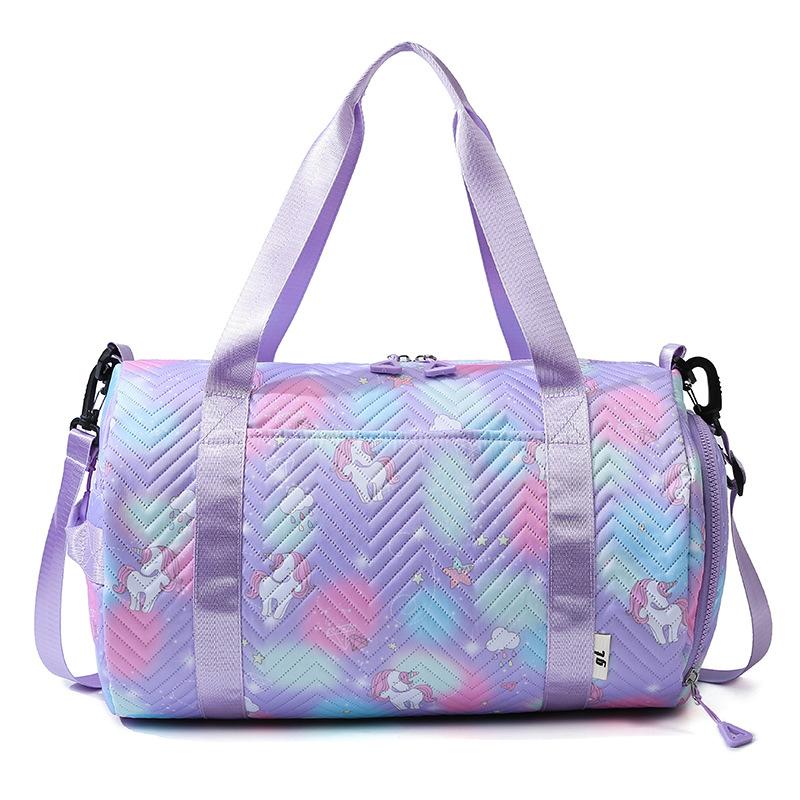New travel bag women's large-capacity yoga fitness bag leisure travel shoulder oblique span bag