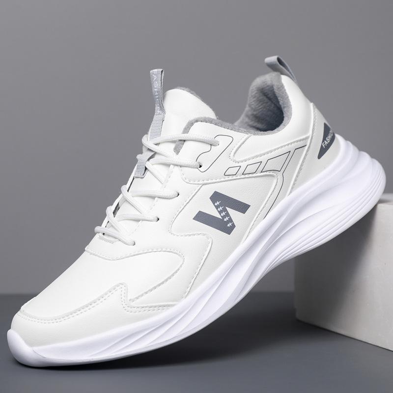 

Men s shoes 2025 autumn and winter new single cotton same lightweight soft-soled running shoes couple women s casual sports white shoes 36