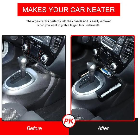 1PCS ABS Center Console Gear Shift Organizer Tray For Nissan Juke 2011-2019 Car Armrest Storage Box For Nissan Juke 2020-2024