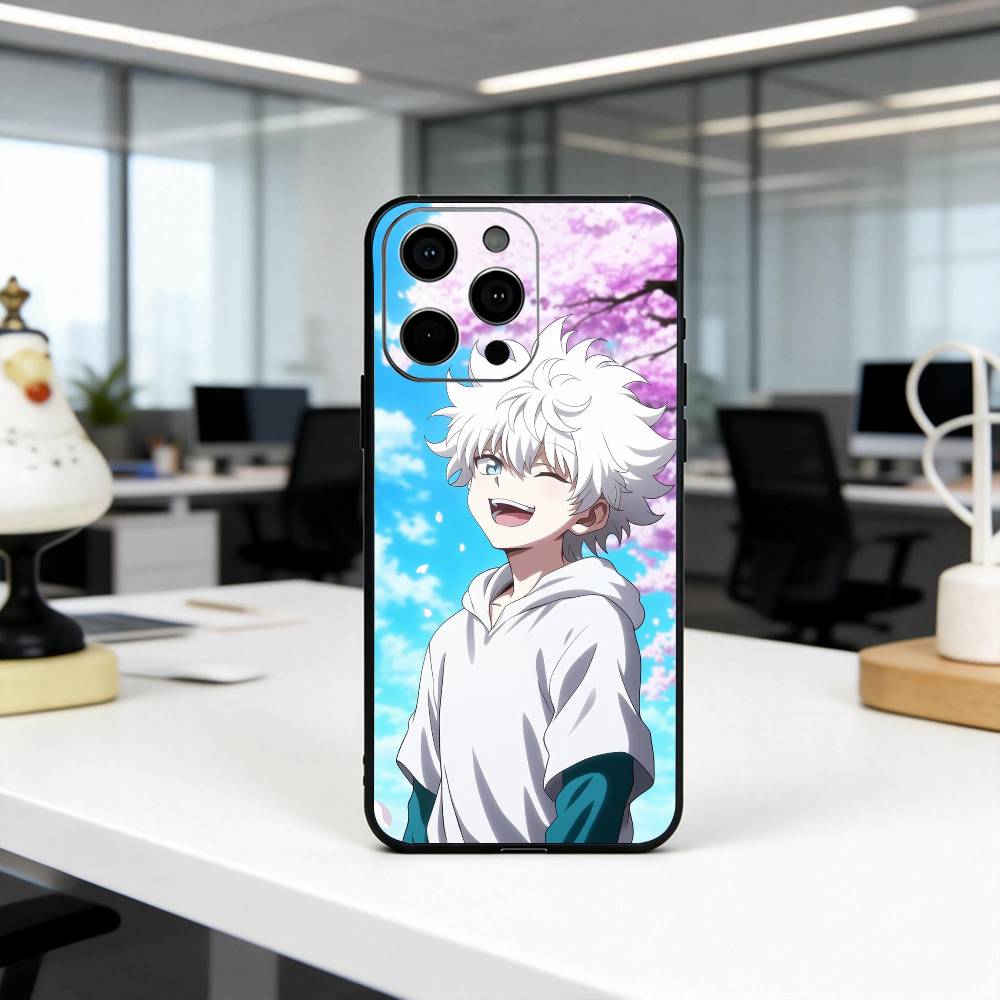 H-Hunter K-Killua Z-Zoldyck H-Hunter-KZ Phone Case Silicone Soft For IPhone 17 16 15 14 13 12 11 X XR Plus Pro Max Plus