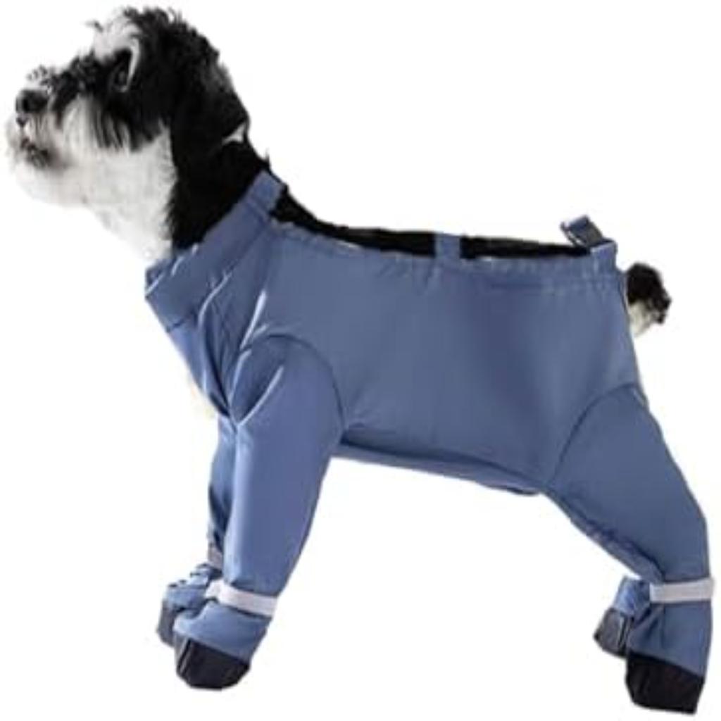 Dog Boots Leggings Waterproof Dogs Pants Anti-dirty Dog Clothes Breathable Dust Pants Adjustable Jumpsuit Straps Pet Supplies