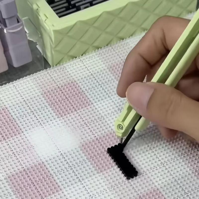 Perler Pen Press Type Long Needle Design High Precision Perler Bead Tool for Fuse Bead Creation Projects