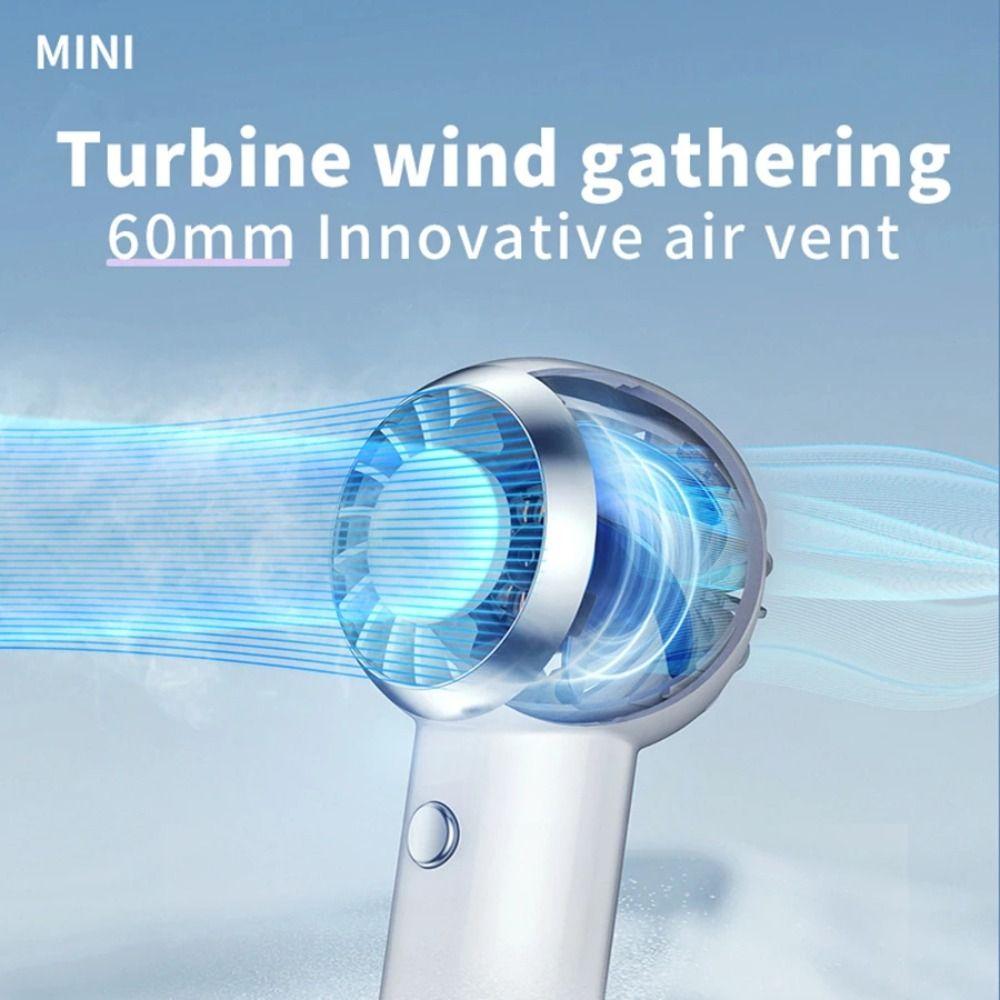 Ventilator Turbo de Dimensiuni Mici Ventilator de Răcire Ultralight Ventilator Portabil de Mână pentru Exterior