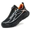 Fashion Rotating Button Safety Shoes Men Steel Toe Sneakers Anti-smash Anti-puncture Work Shoes Non-slip Security Protective Sneakers