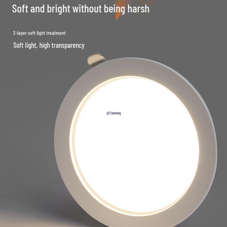 4-6 Zoll Einbaustrahler, 12-Loch Deckenleuchte für Wohn-, Schlaf- und Esszimmer