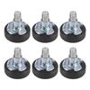 32 PCS M6 Thread Adjustable Furniture Levelers Screw In Chair Feet Adjustable Furniture Feet Leg Levelers Easy Install