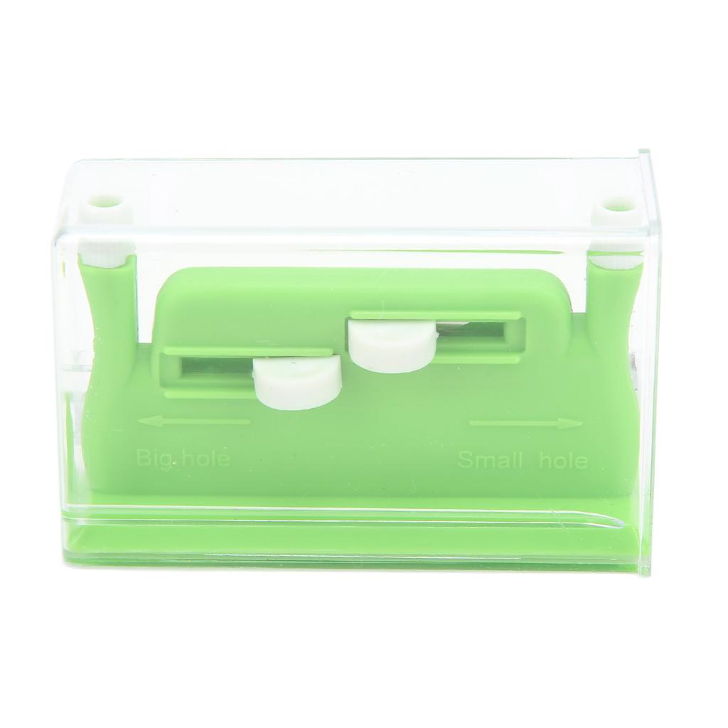 Ațe de Ac Multifuncționale Design cu Două Orificii 2,6x4,4x7,2cm 1,0x1,7x2,8in Înfilă Acul de Broderie din Plastic Verde