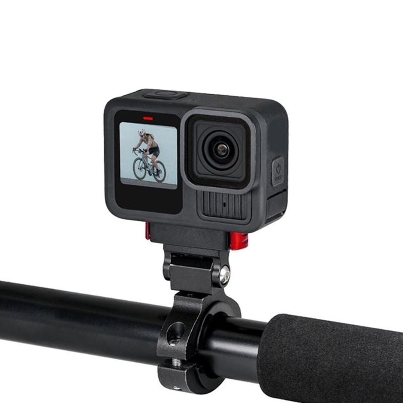 Universal Magnetic Quick Detach Bike Clamp With 180 360 Adjustable Damping Rotations For Latest Action Camera Models
