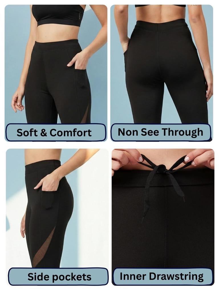 Damen Workout Dehnbare Gymnastikhose Die Ultimative Yogahose | Workout Unterteile | Gym Jogginghose für Damen