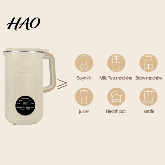 Küchenmaschine Sojamilchmaschine 8-in-1 Funktion Humanisierter Touchscreen Isoliert Herstellungsgerät Nuss-Extraktor Multifunktionaler Saft Vegan