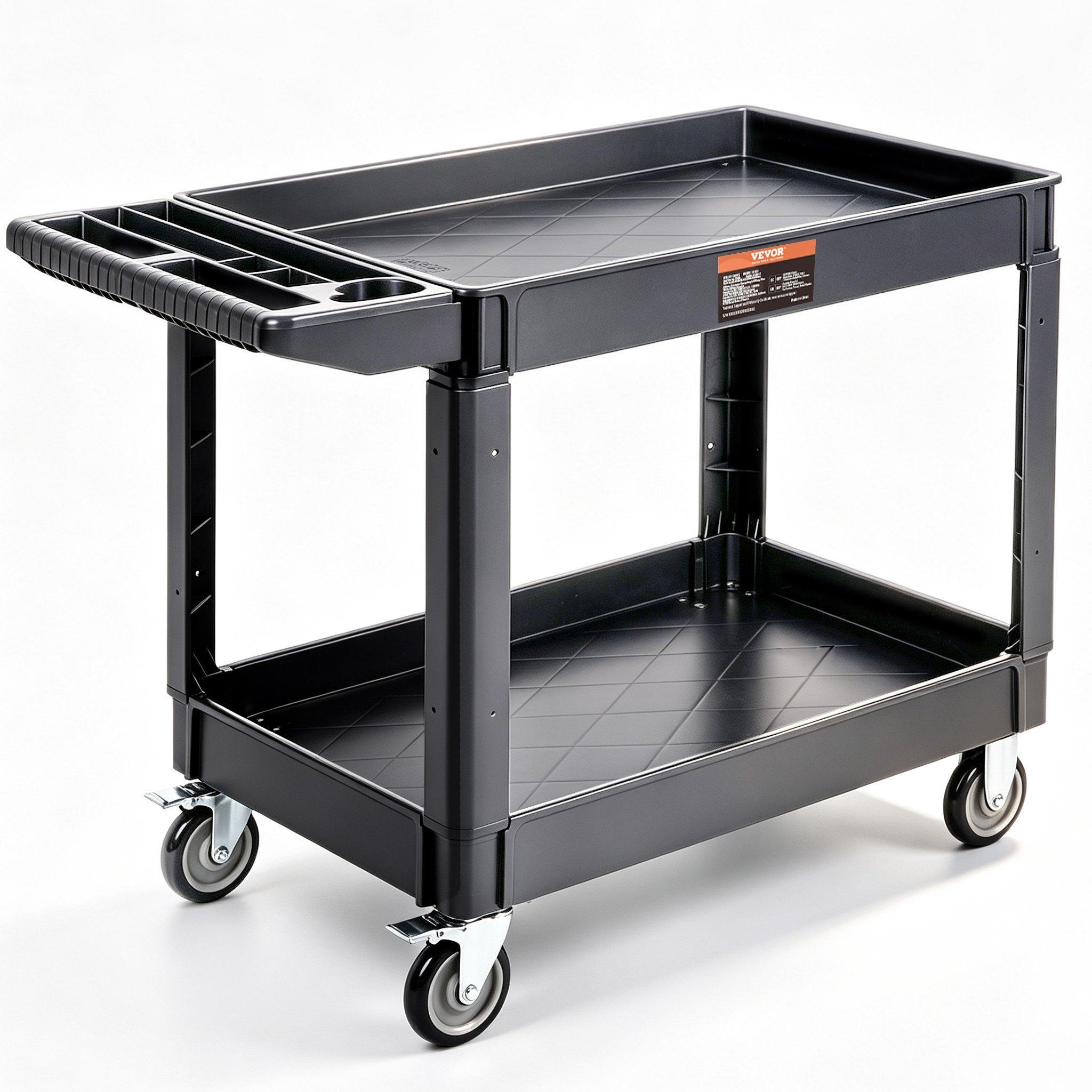 VEVOR Utility Service Cart, 2 Shelf