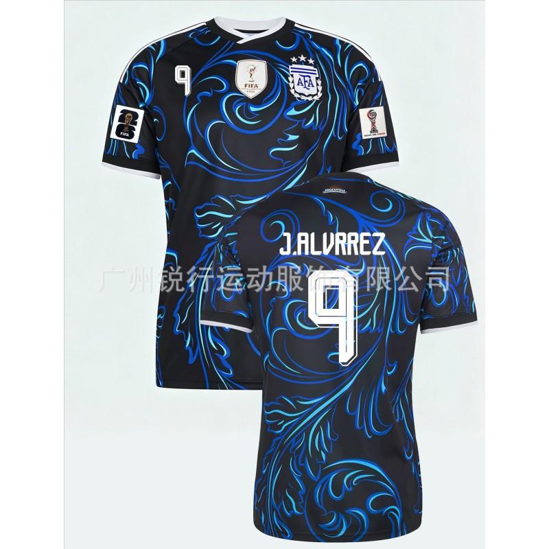 Argentina 2026 Away Soccer Jersey Messi 10 Fan Short Sleeve Top Men Sports Team Shirt