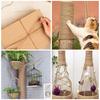 Natural Jute Twine Long Twine String Gift Wrapping Cord for Crafts Packaging Gardening Cat Scratching Climbing Post Decorations