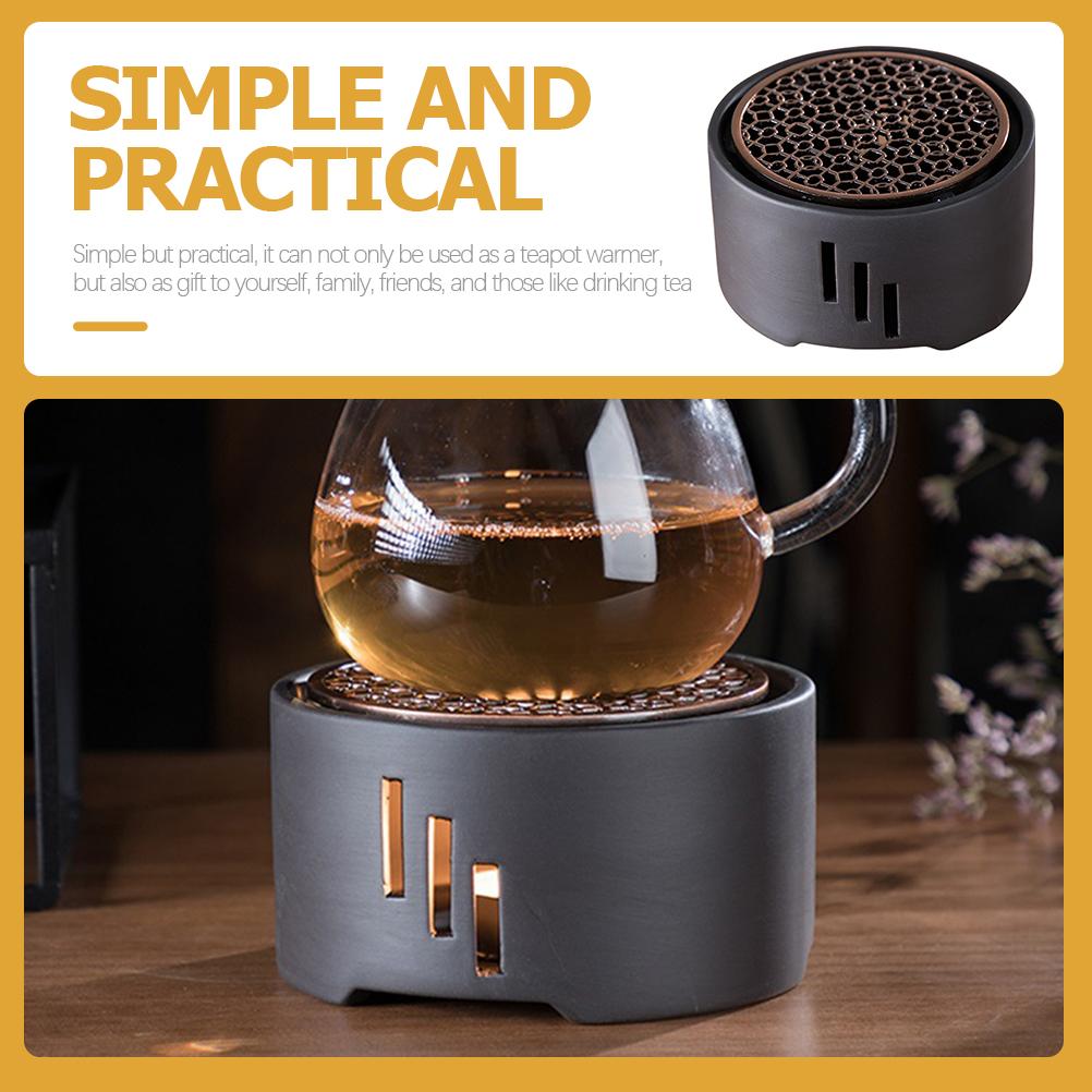 Tea Warmer Heater Warmers for Teapot Coffee Stainless Steel Food Metal Base