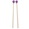 1 Paar Marimba Schlägel Mittelhart Garnkopf mit Ahornstiel zum Perkussionsspielen MQ?06Lila