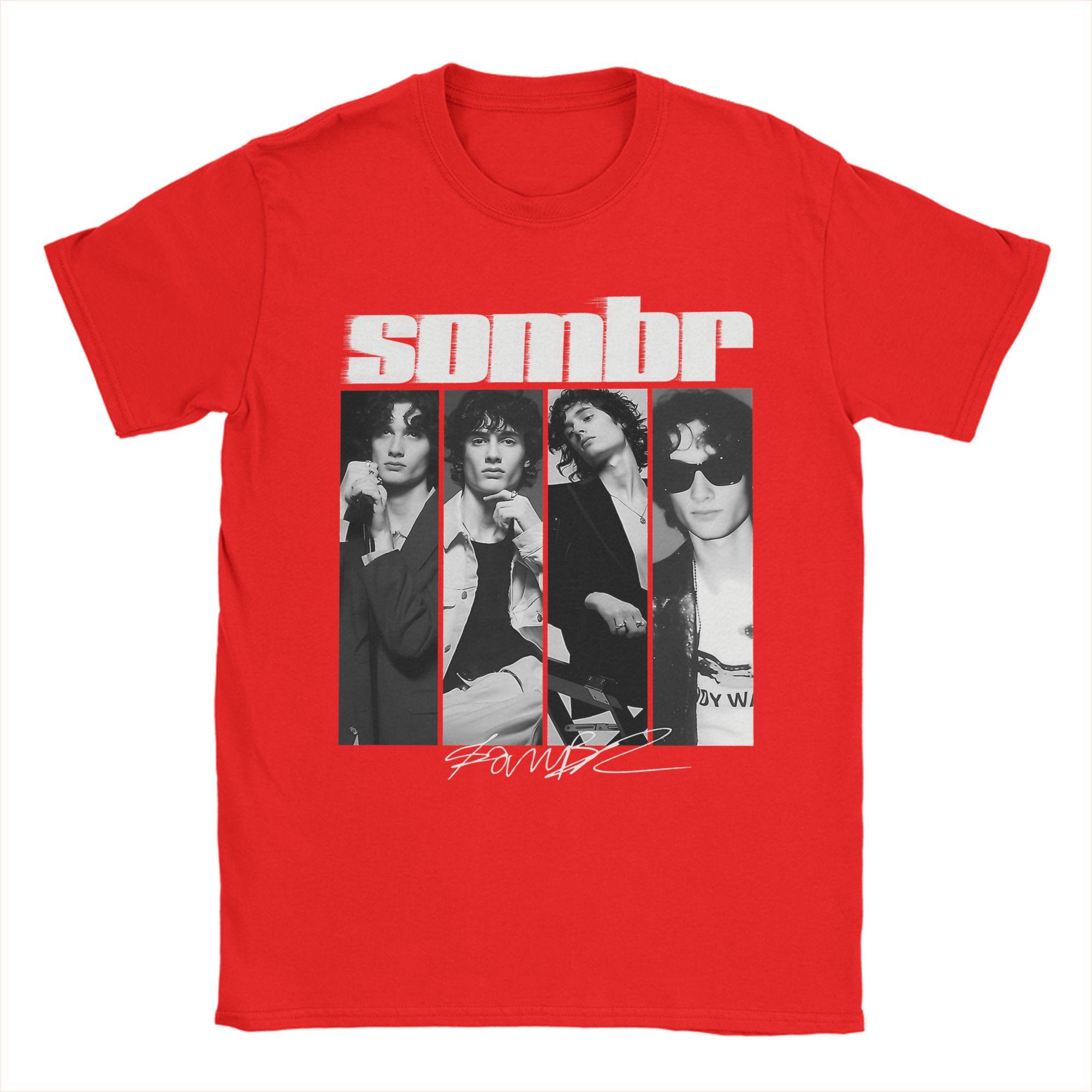 

Singer Sombr T Shirts for Unisex 100 Cotton Novelty TShirt O Neck Tees Short Sleeve Clothing Plus Size S