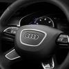 For Audi 8P 1PC Car Style Steering Wheel Center Logo Cover Sticker Decoration For AUDI A6L Q7 Q3 Q5 A7 2005-2024 A5 A3 A4L A8L 2005-2016 A8