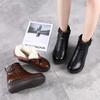 Fashion GKTINOO 2025 Waterproof Women Snow Boots 100% Genuine Leather Natural Wool Fur Platform Ankle Boots For Women Winter Warm Shoes